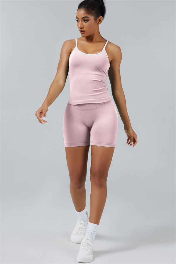 The Elevate Crop Top Shorts 2-Piece Set