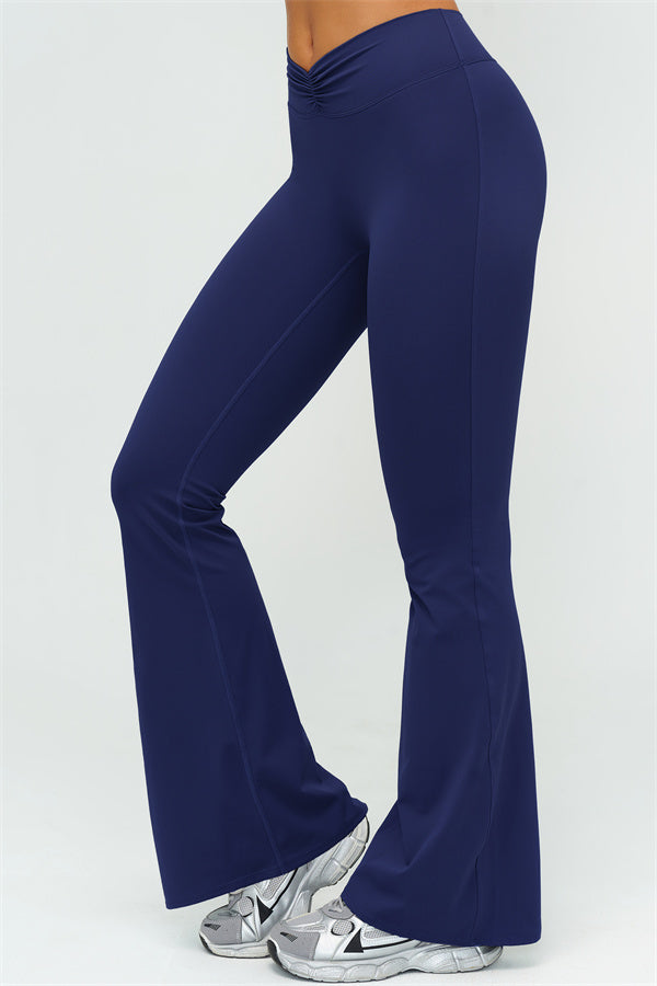 The Lushness Y-Back Sports Bra Flared Leggings 2-Piece Set