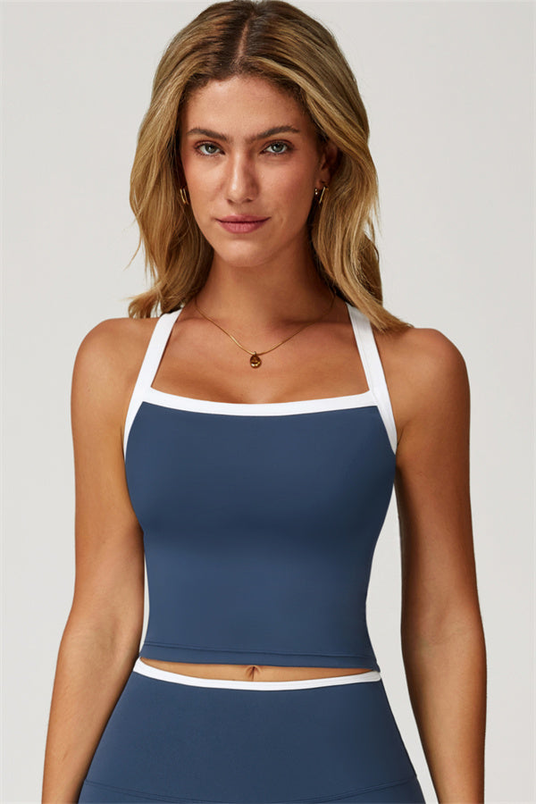 The Quest Cross Back Crop Top Leggings 2-Piece Set