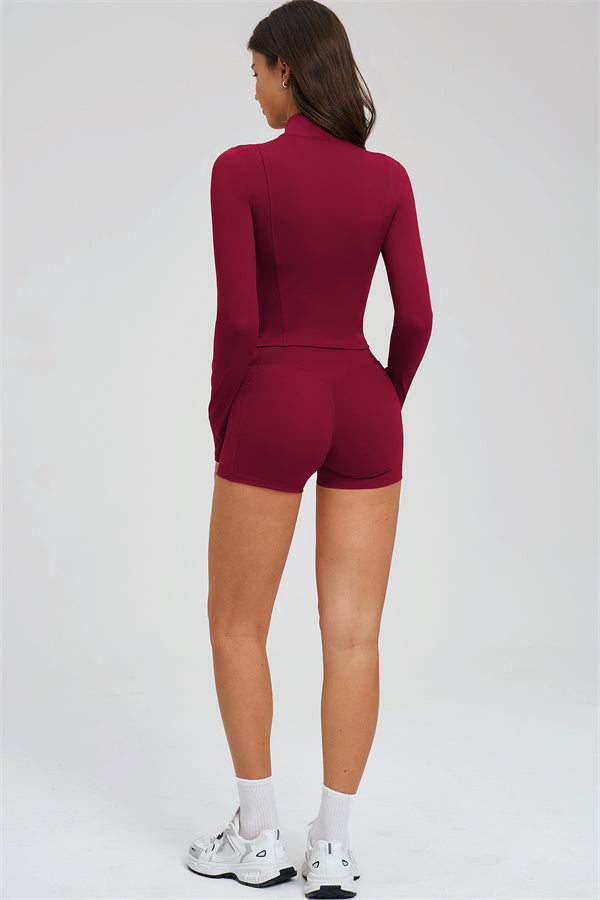 The Sizzle Zip Jacket Shorts 2-Piece Set