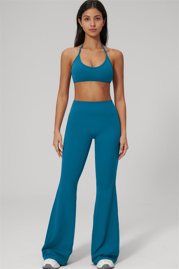 The Rapture Sports Bra Flared Leggings 2-Piece Set