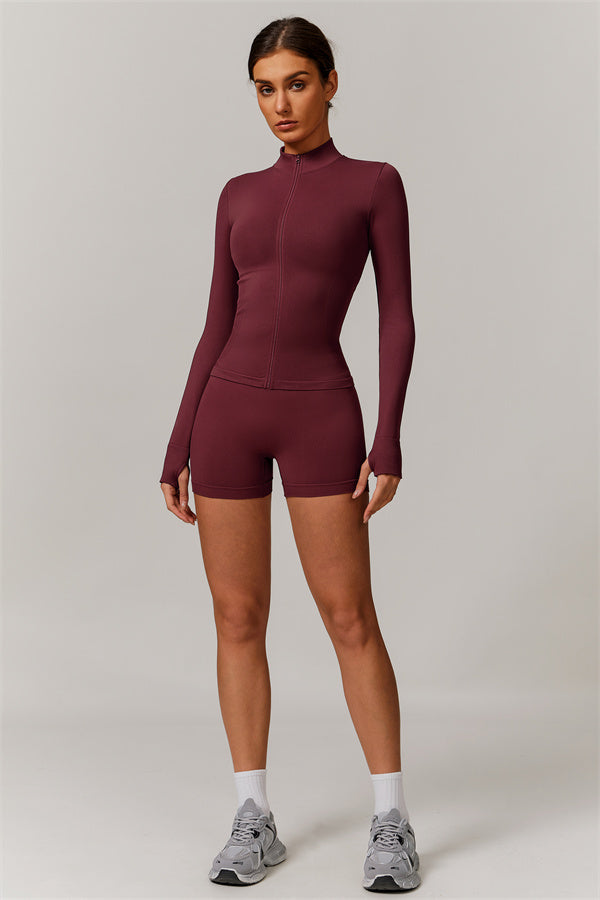 The Nova Luxe Jacket Shorts 2-Piece Set