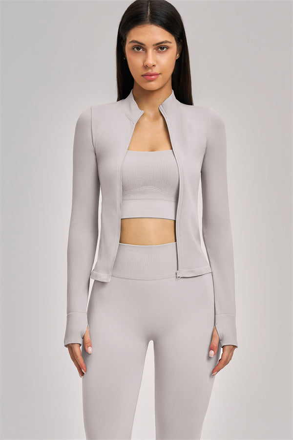 The Vision Jacket Sports Bra Leggings 3-Piece Set