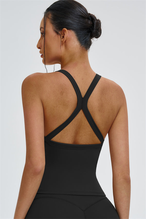 The Slate Cross Back Top