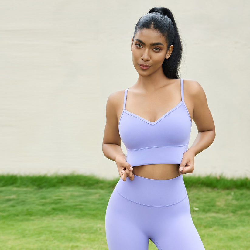 Seamless Ribbed Support Crop Top