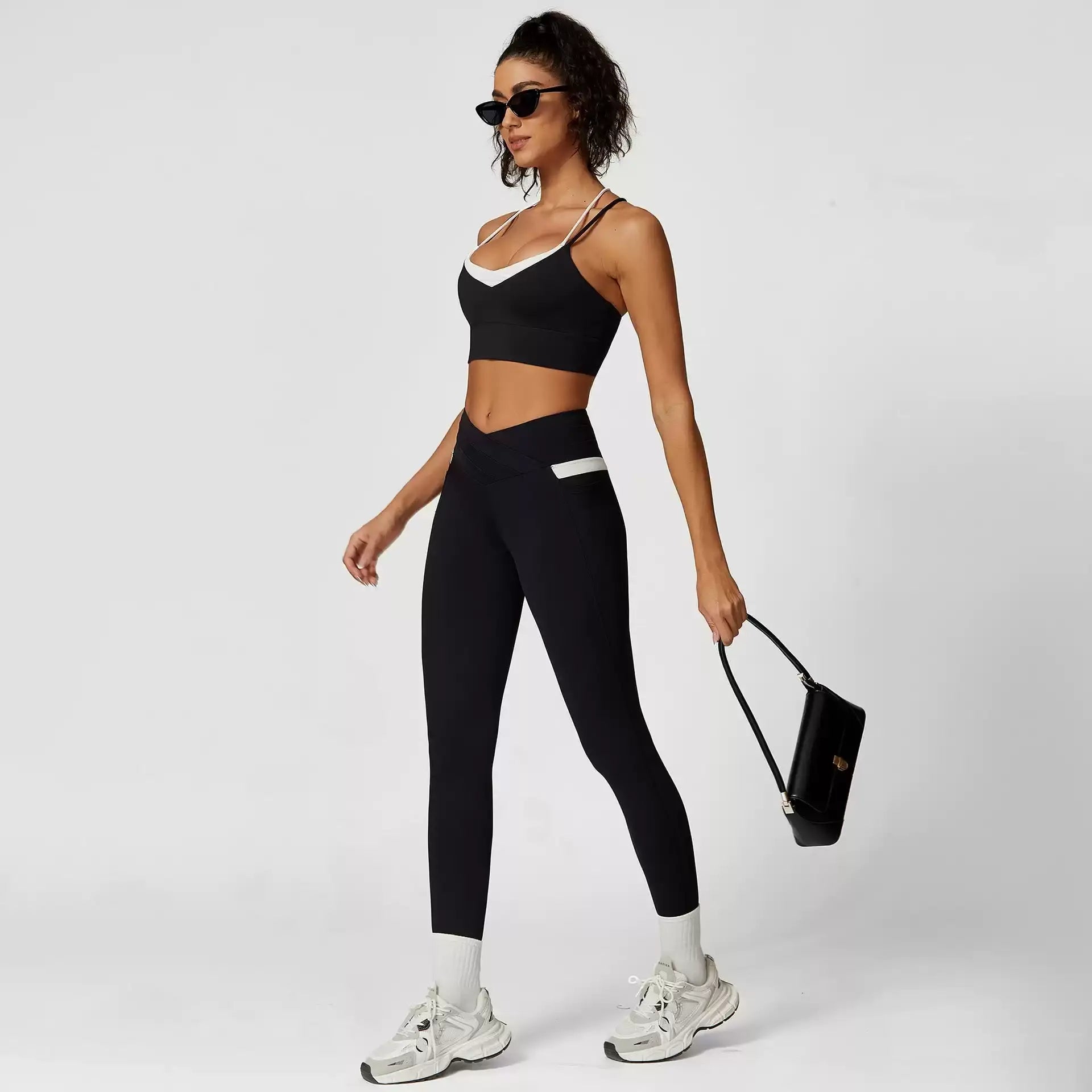 Contour Flex Two-Tone Leggings
