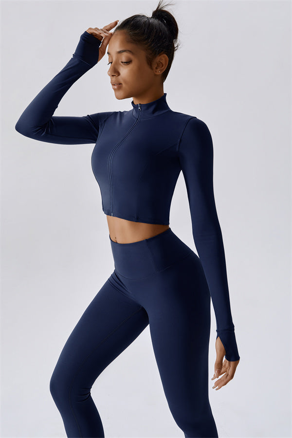 The Eloise Jacket Sports Bra Leggings 3-Piece Set
