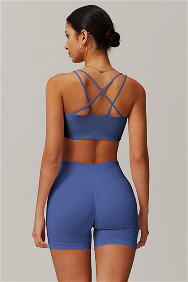 The Nova Pulse Sports Bra Shorts 2-Piece Set