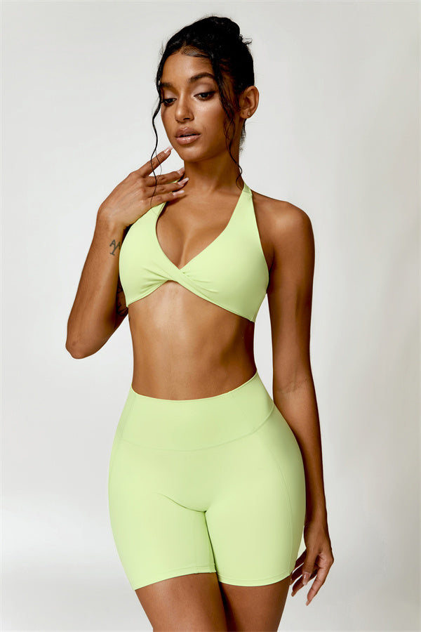 Evie Eden Sports Bra Shorts 2-Piece Set