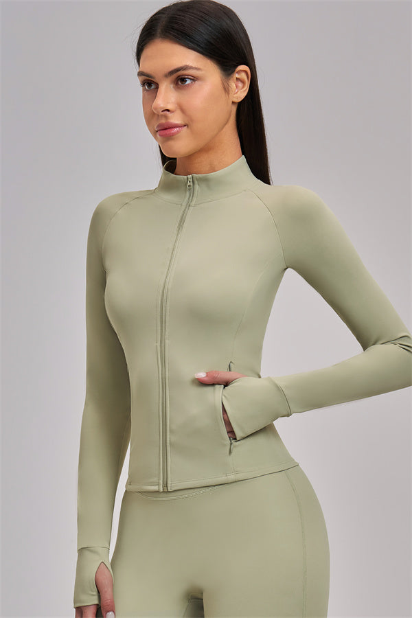 The Swoon Jacket Sports Bra Flared Leggings 3-Piece Set
