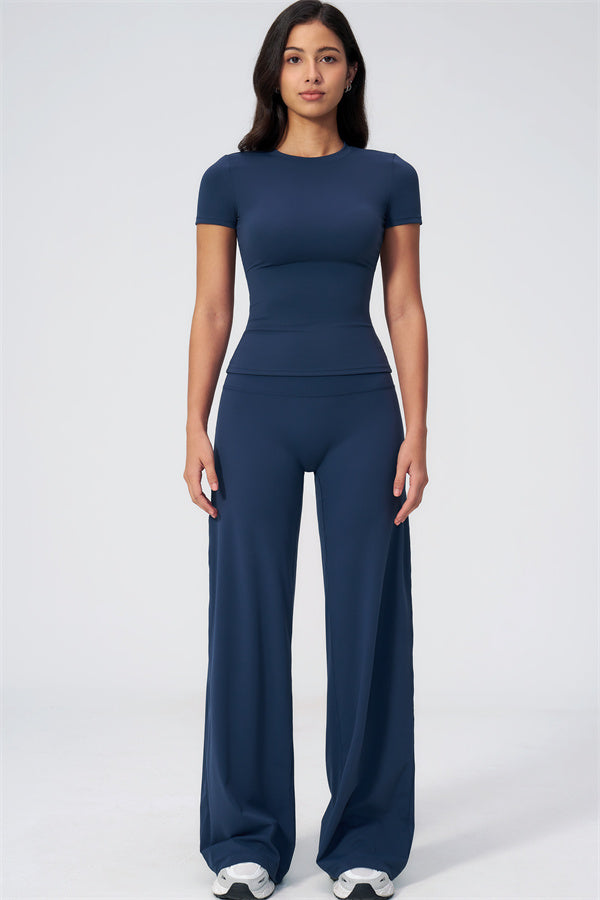 The Dynamic T-shirt Straight Leg Pants 2-Piece Set