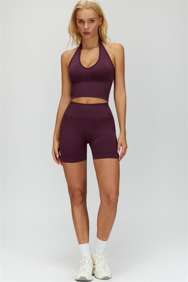 The Delight Halter Top Shorts 2-Piece Set