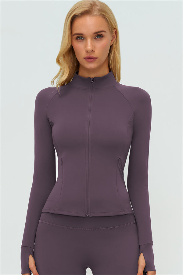 The Twirl Zip Jacket Sports Bra Straight Leg Pants 3-Piece Set
