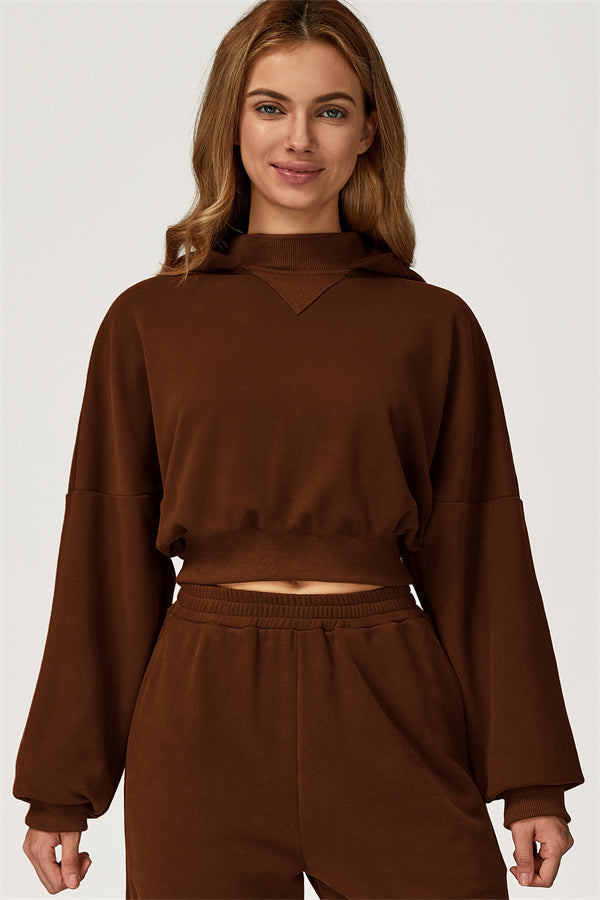 The Axis Crop Hoodie