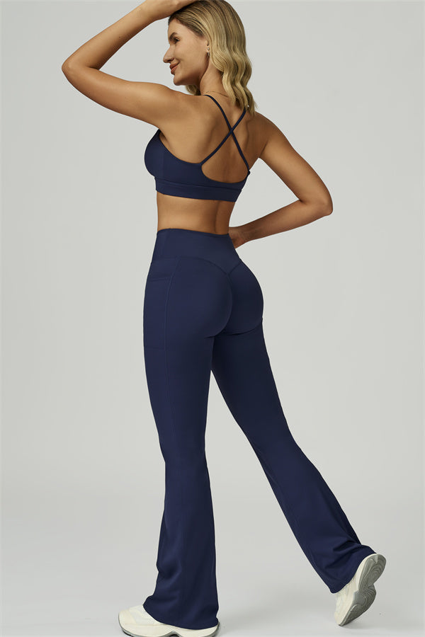 The Flourish Sports Bra Flared Leggings 2-Piece Set