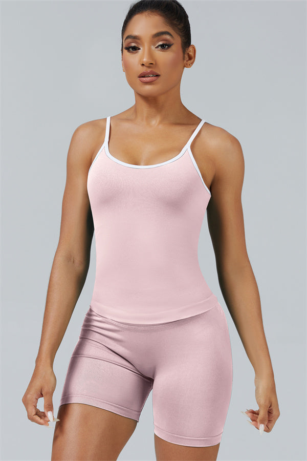 The Elevate Crop Top Shorts 2-Piece Set