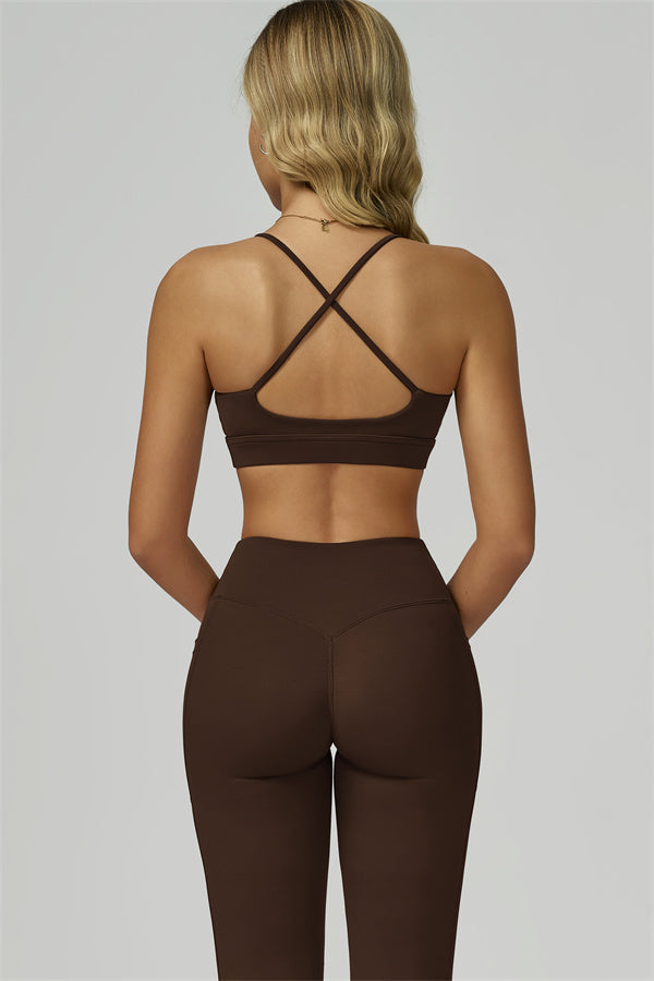 The Flourish Sports Bra Flared Leggings 2-Piece Set