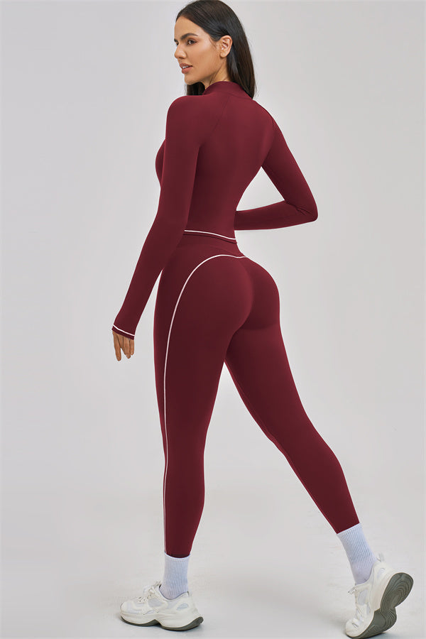 The Unbound Jacket Crop Top Leggings 3-Piece Set