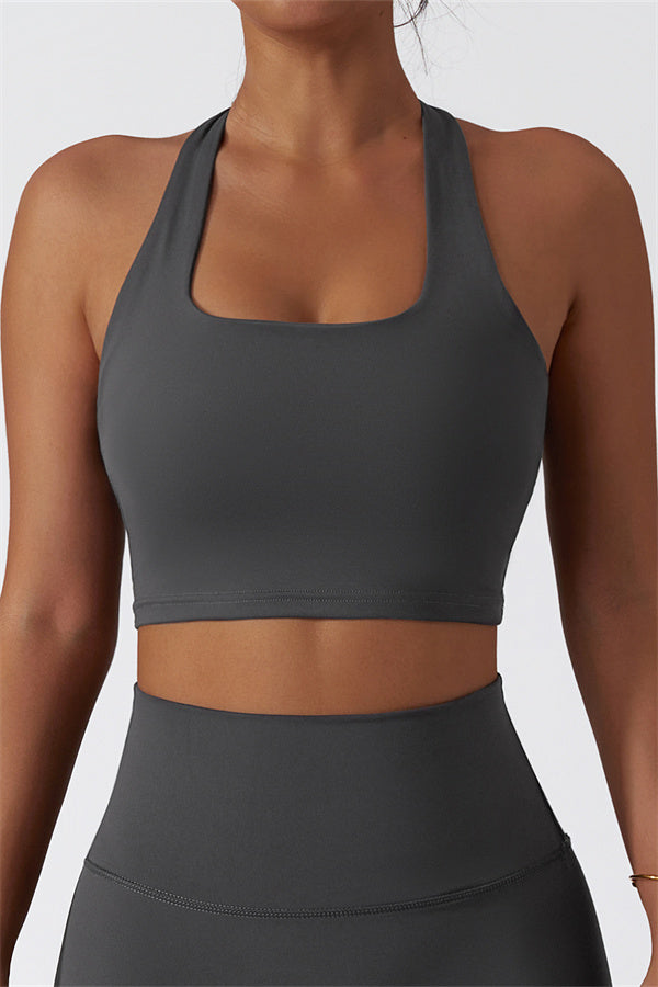 The Seraphine Halter Crop Top