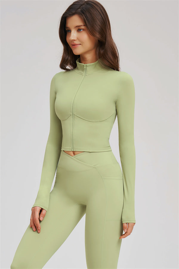 The Sizzle Zip Jacket Leggings 2-Piece Set