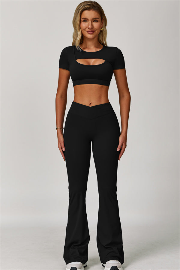 The Lavish Cut-out Crop Top