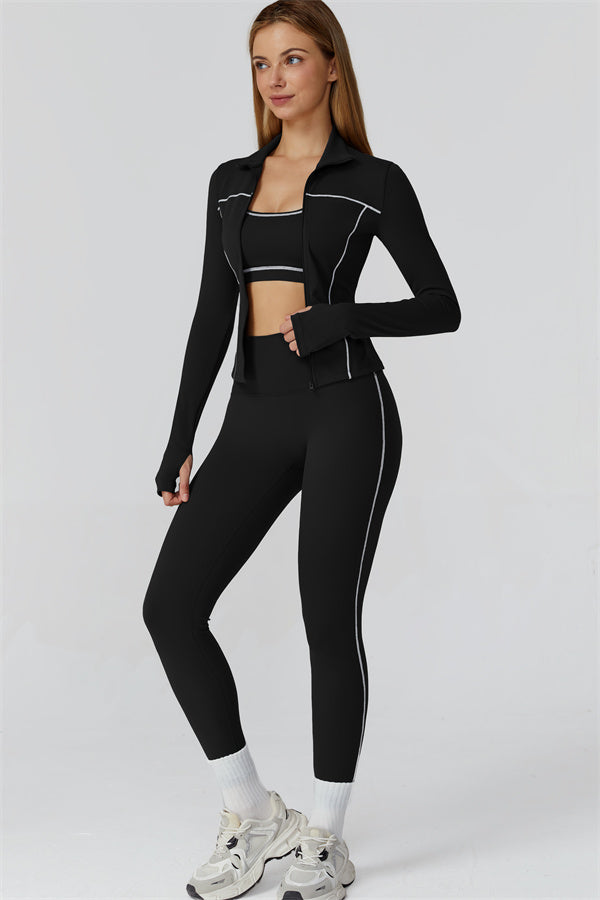 The Venus Zip Top Leggings 2-Piece Set