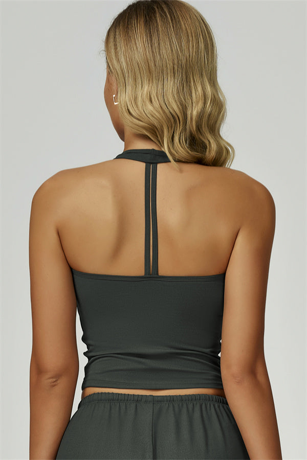 The Sprint Halter Tank Top