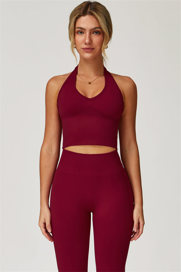 The Delight Halter Top Leggings 2-Piece Set