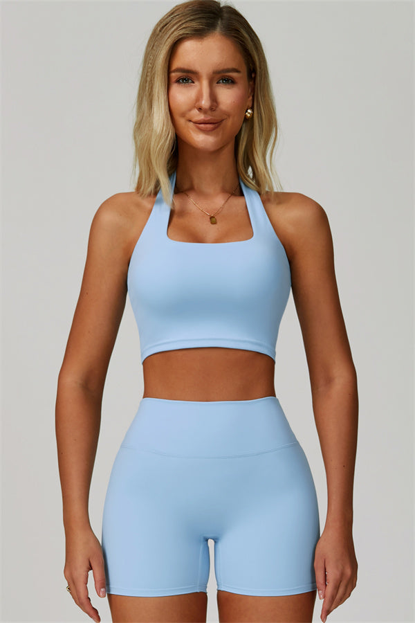 The Seraphine Halter Crop Top