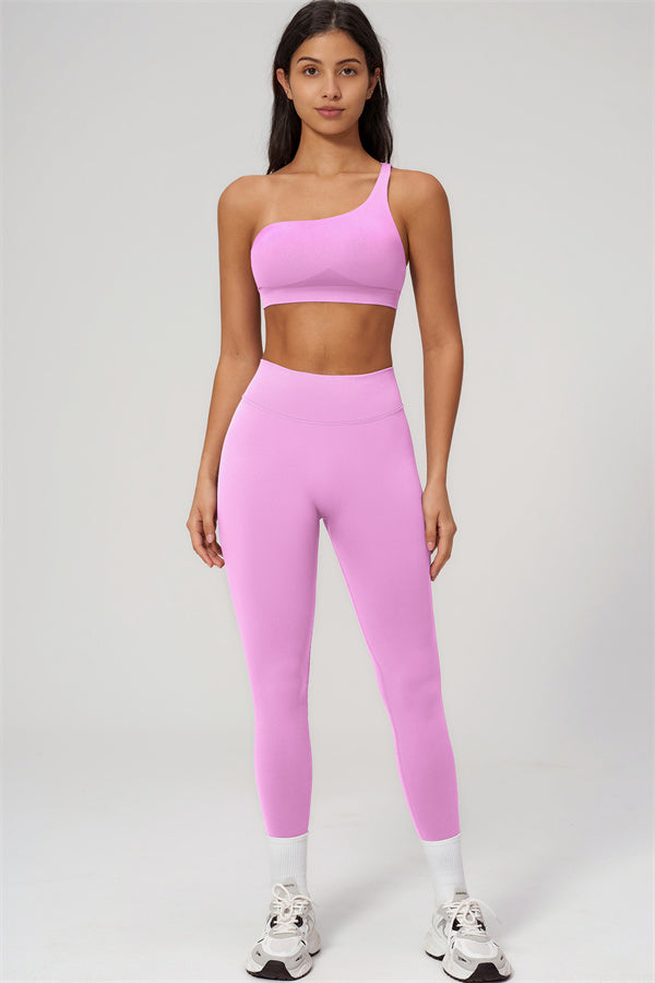 The Empower One-Shoulder Sports Bra