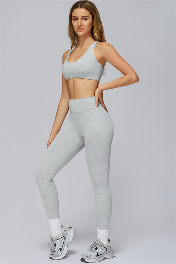 The Radiance Racerback Sports Bra Leggings 2-Piece Set