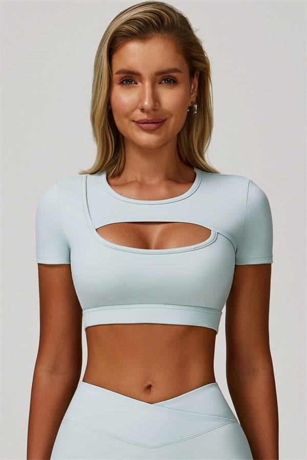 The Lavish Cut-out Crop Top