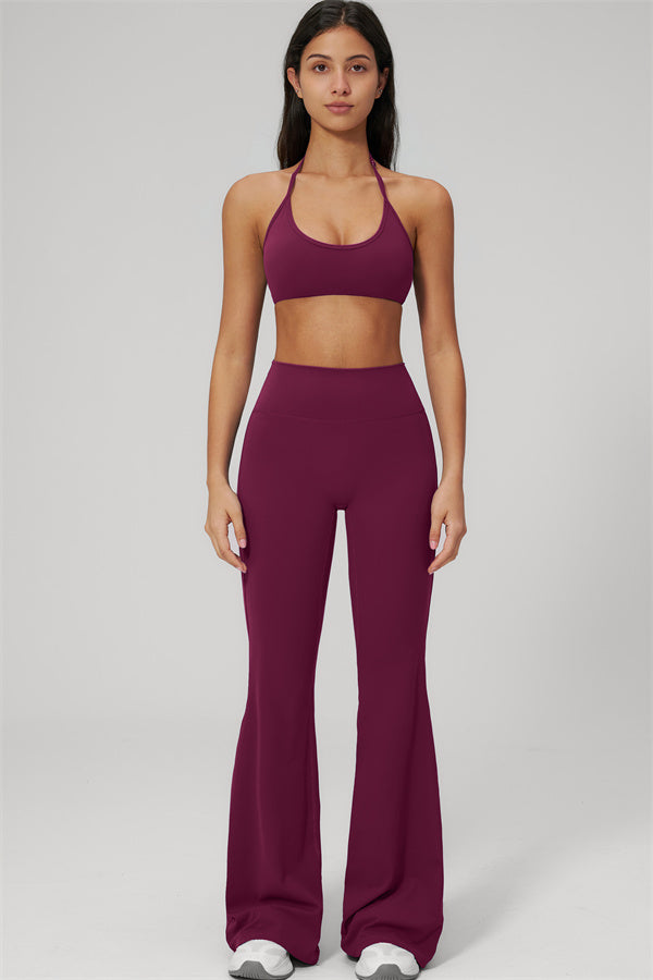 The Rapture Sports Bra Flared Leggings 2-Piece Set
