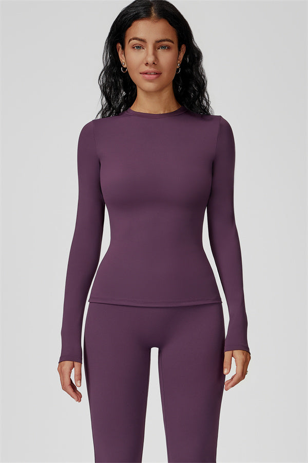 The Oasis Long Sleeve T-shirt Flared Leggings 2-Piece Set