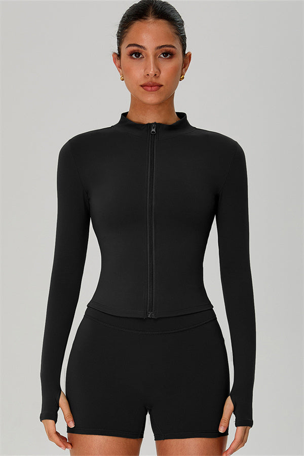 The Jewel Zip Jacket Shorts 2-Piece Set