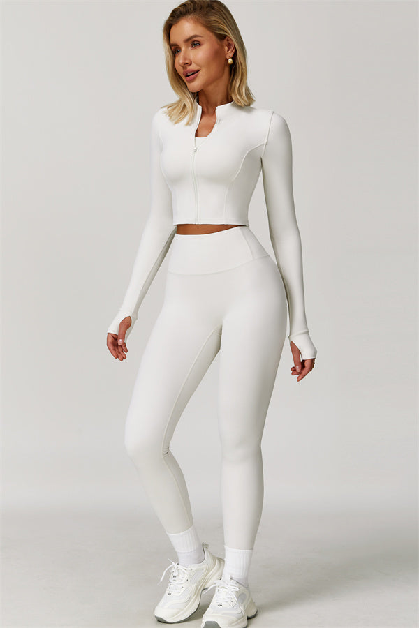 The Eloise Jacket Sports Bra Leggings 3-Piece Set