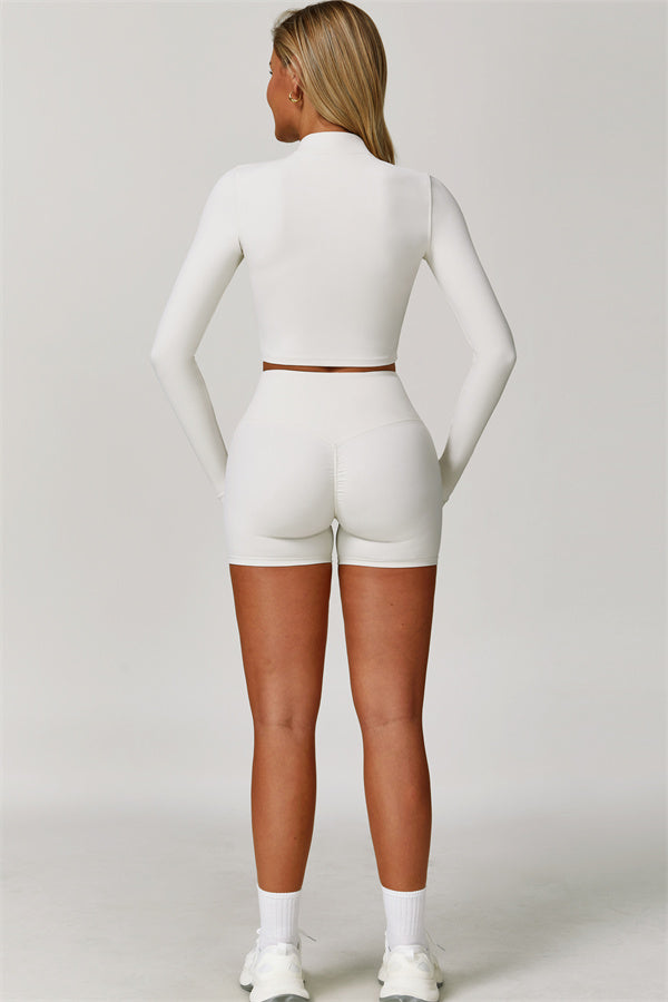 The Eloise Jacket Sports Bra Shorts 3-Piece Set