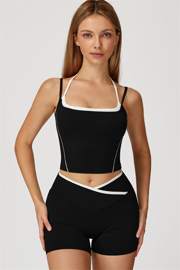 The Radiant Crop Top Shorts 2-Piece Set
