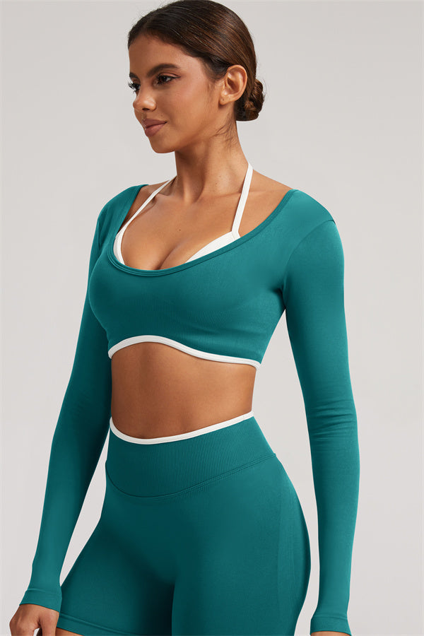 The Elevate Long Sleeve Crop top