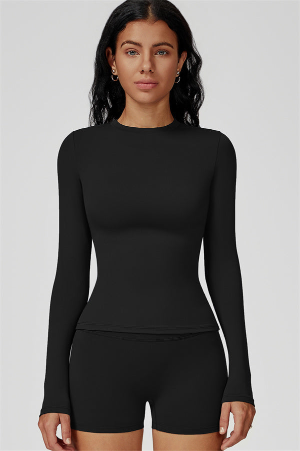 The Oasis Long Sleeve T-shirt Shorts 2-Piece Set