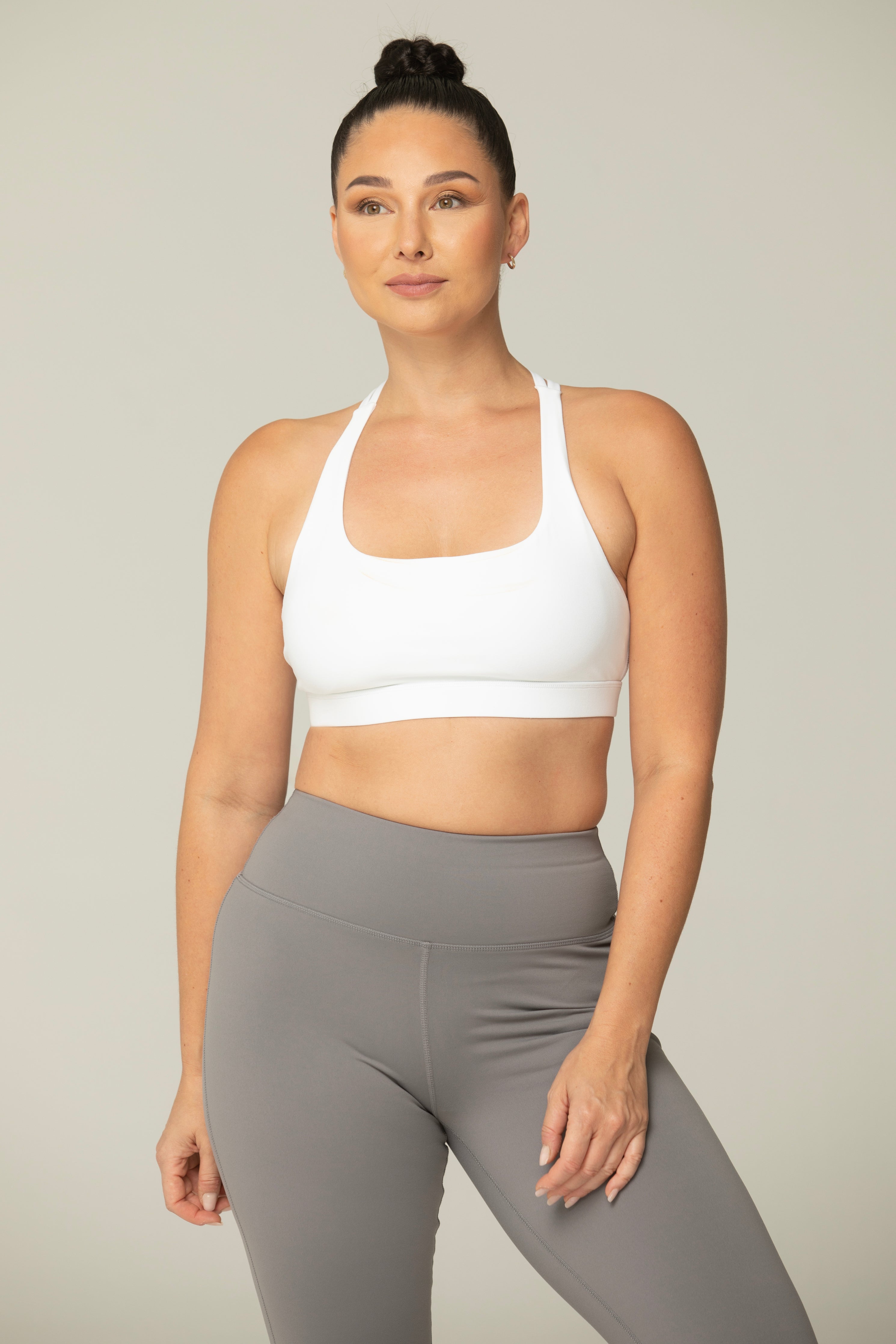 Cross Latch Sculpting Sports Bra – Adjustable Fit, Elevated Support
