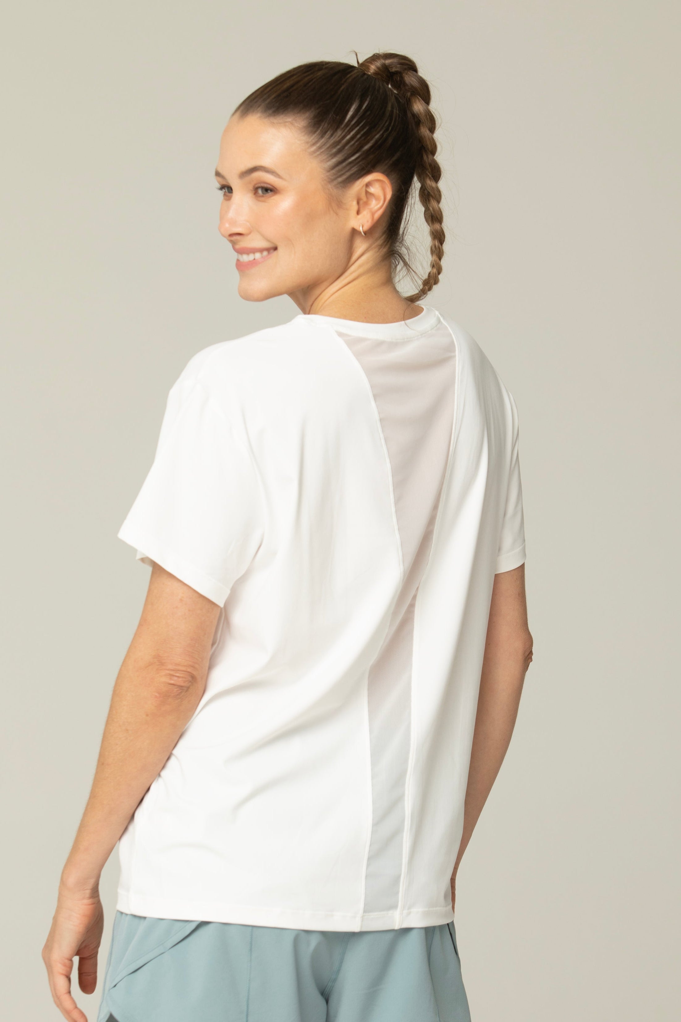 Dawn Lightweight Performance Tee – Breathable Short Sleeve with Back Vent Detail