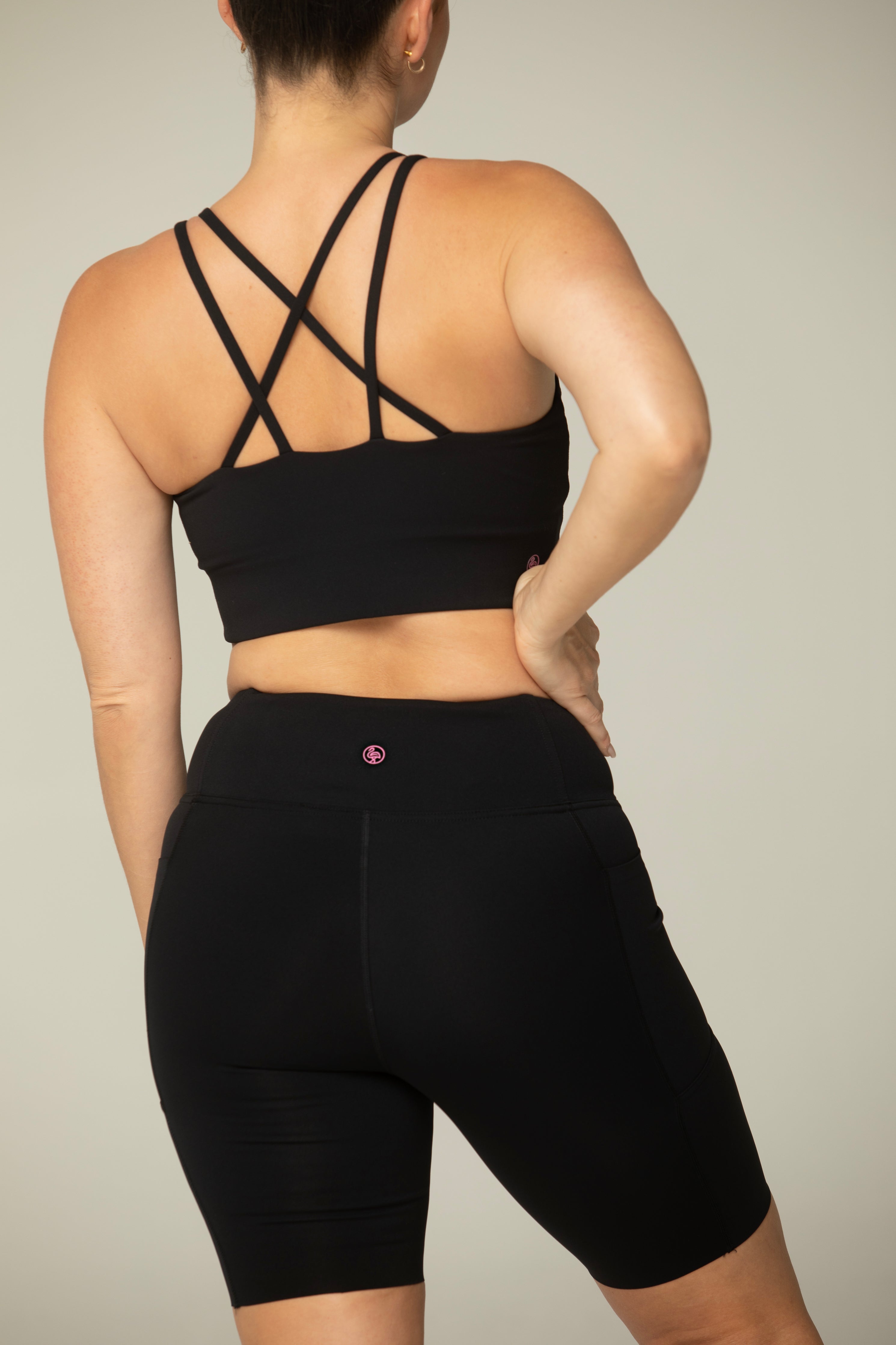 Stardust Sculpt Biker Shorts – Ultra-Soft Performance with Functional Pockets