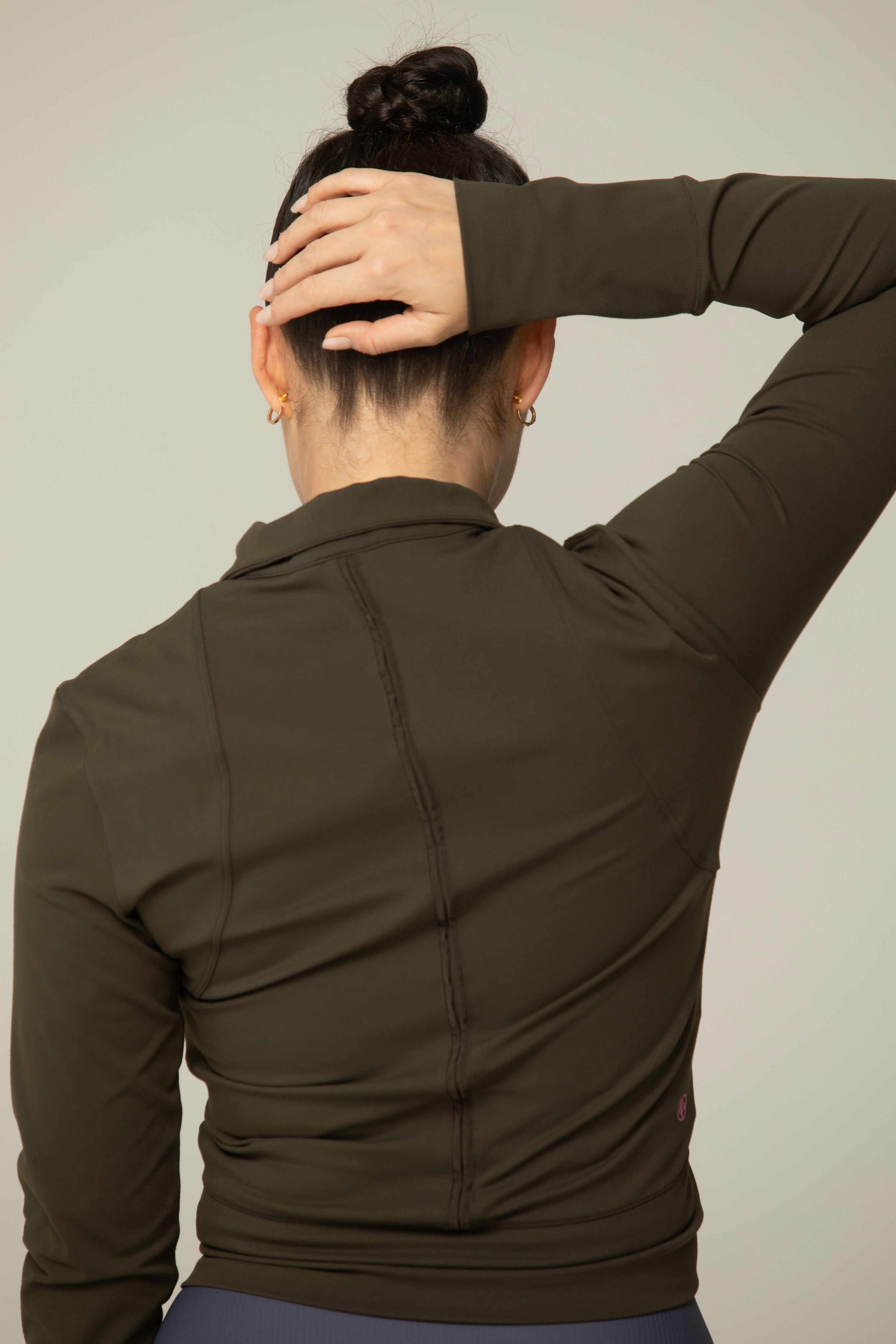 Hello Day High Noon Zip Up Crop Jacket