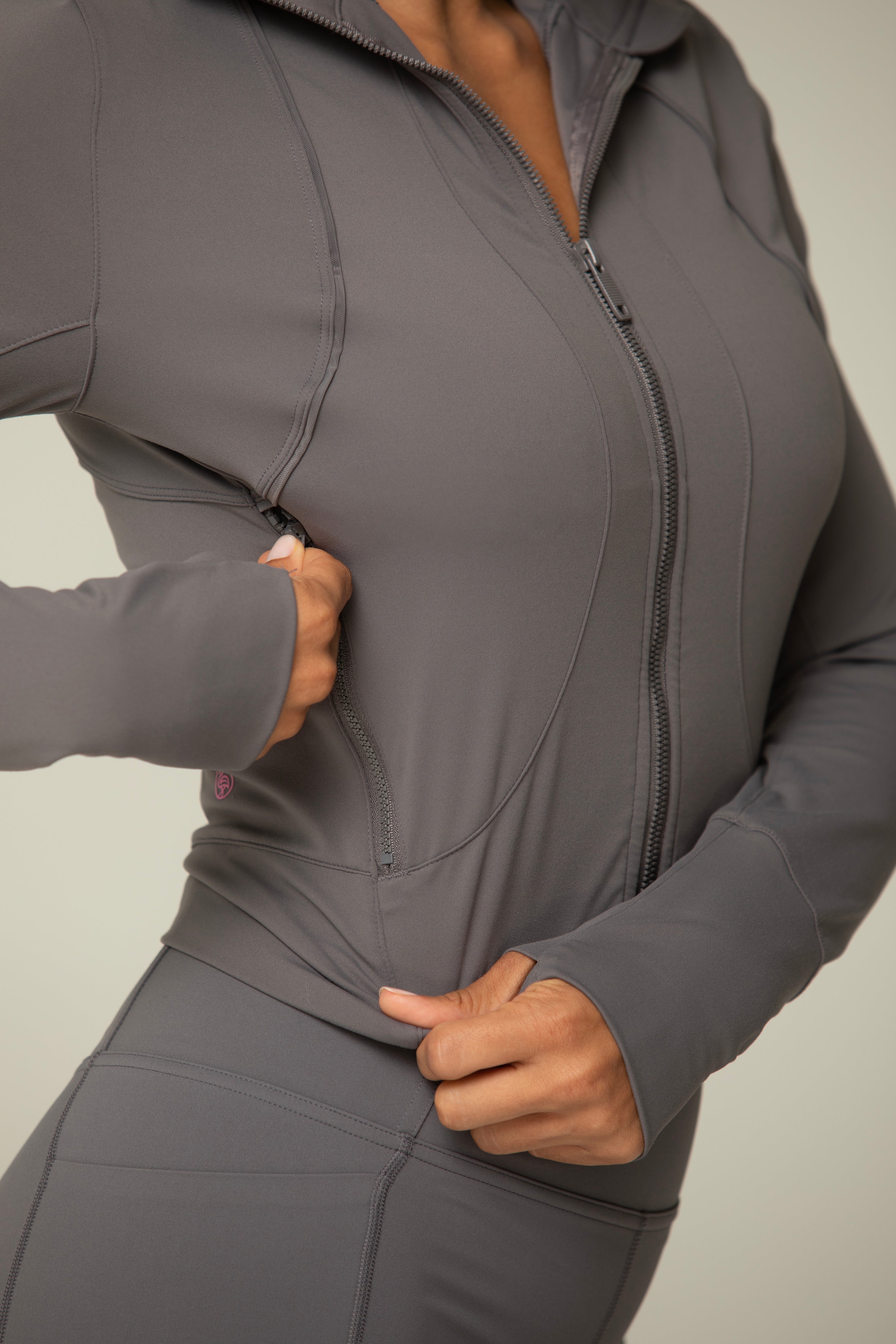 Hello Day High Noon Zip Up Crop Jacket