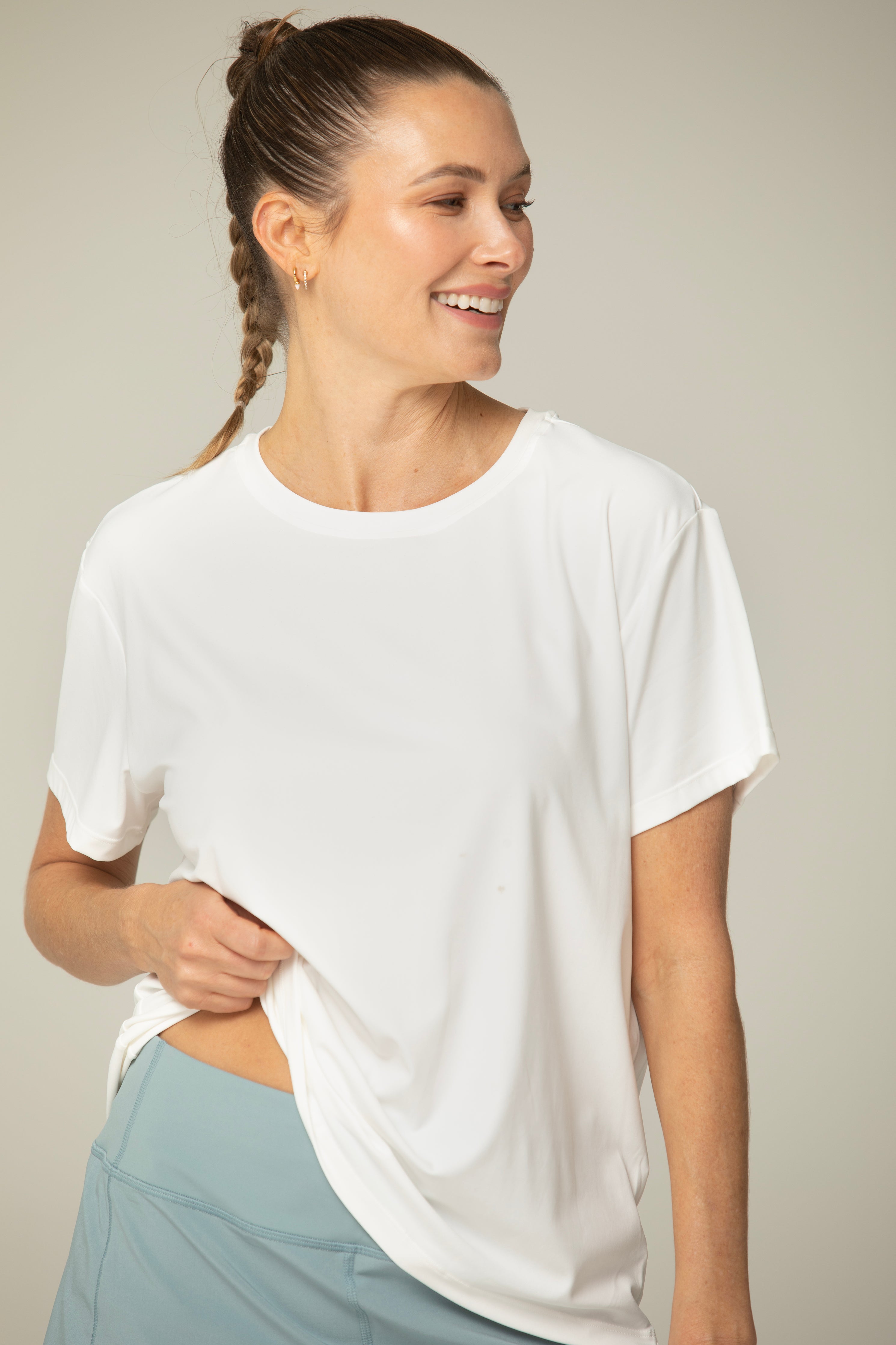 Dawn Lightweight Performance Tee – Breathable Short Sleeve with Back Vent Detail