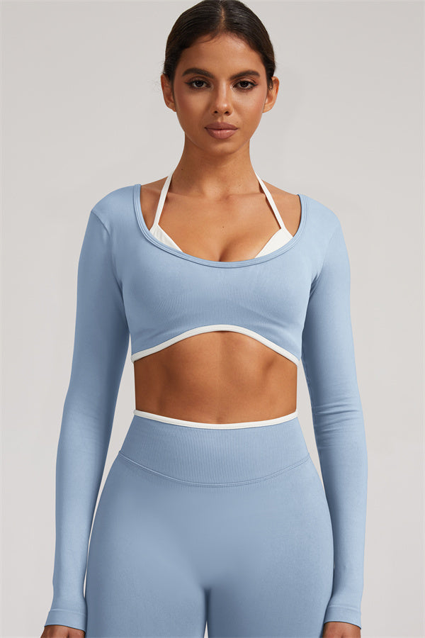 The Elevate Long Sleeve Crop top