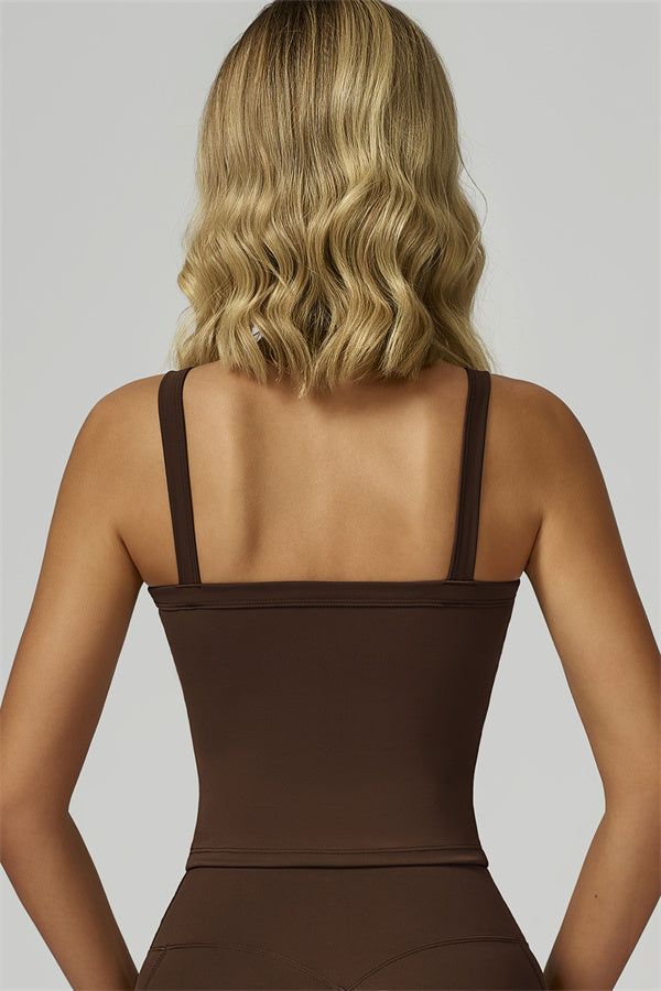 The Flourish Crop Tank Flared Leggings 2-Piece Set