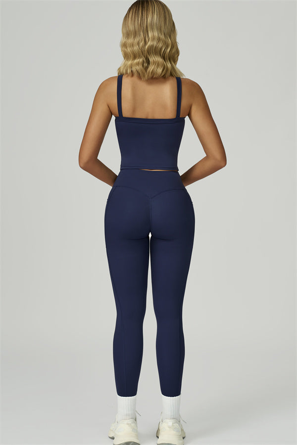 The Flourish Crop Tank Leggings 2-Piece Set