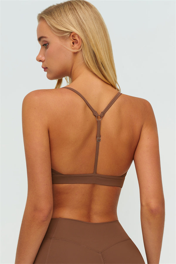The Lushness Y-Back Sports Bra Shorts 2-Piece Set